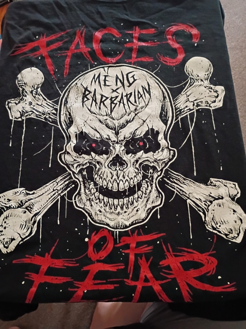 Meng & Barbarian - Faces Of Fear - From Pro Wrestling Crate - 5X - OOP